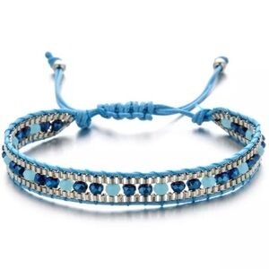 ⭐️ 5 for $25 Bohemian Weave Rope Crystal Bracelet